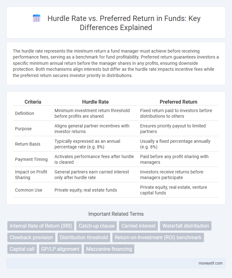 Hurdle Rate vs. Preferred Return in Funds: Key Differences Explained