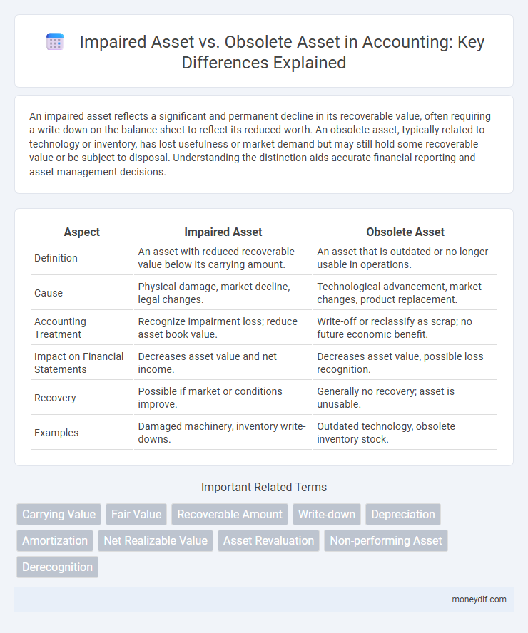 Impaired Asset vs. Obsolete Asset in Accounting: Key Differences Explained