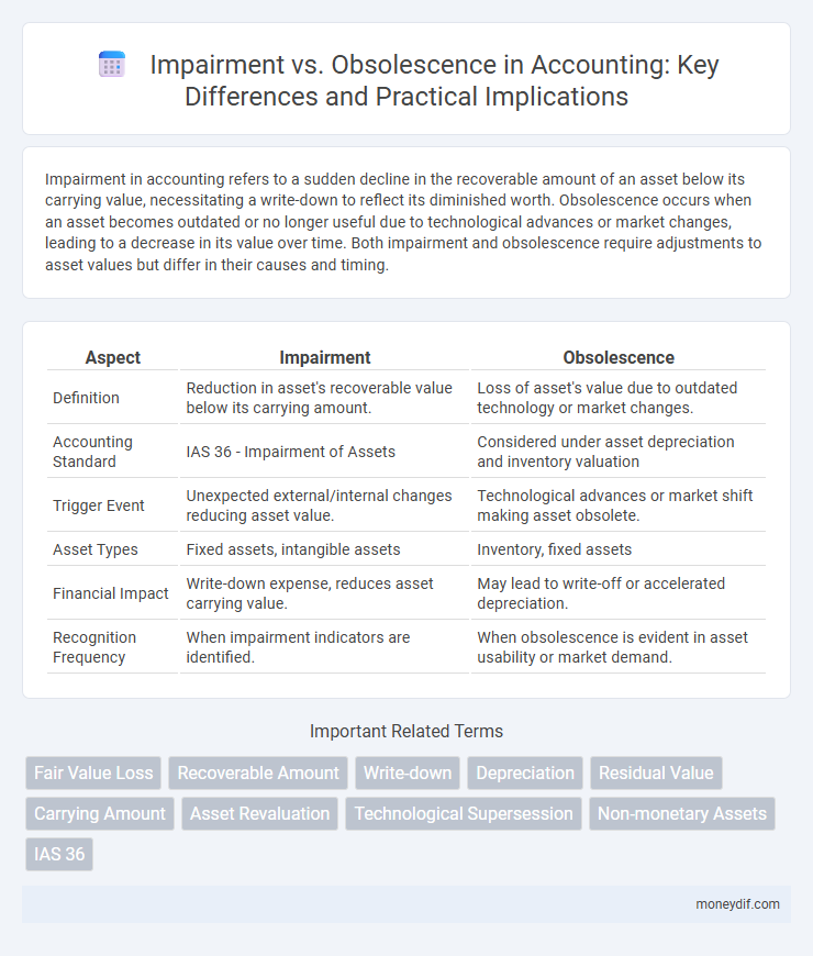 Impairment vs. Obsolescence in Accounting: Key Differences and Practical Implications