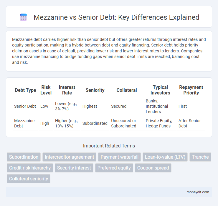 Mezzanine vs Senior Debt: Key Differences Explained