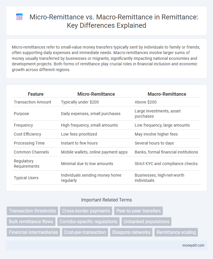 Micro-Remittance vs. Macro-Remittance in Remittance: Key Differences Explained