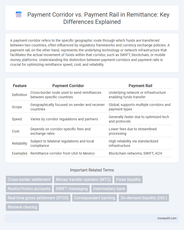 Payment Corridor vs. Payment Rail in Remittance: Key Differences Explained