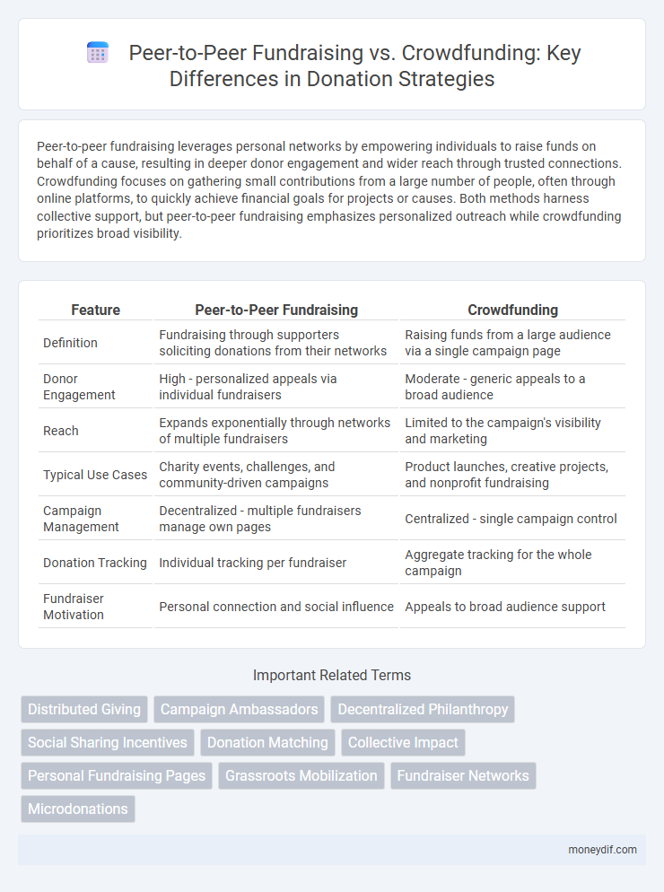Peer-to-Peer Fundraising vs. Crowdfunding: Key Differences in Donation Strategies