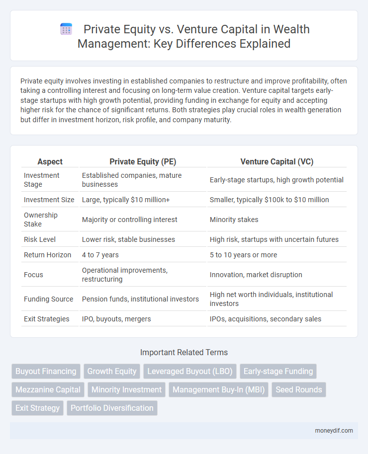 Private Equity vs. Venture Capital in Wealth Management: Key Differences Explained