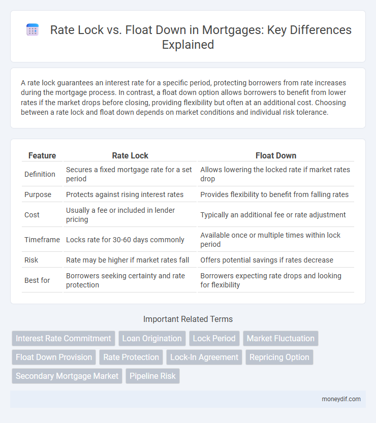 Rate Lock vs. Float Down in Mortgages: Key Differences Explained