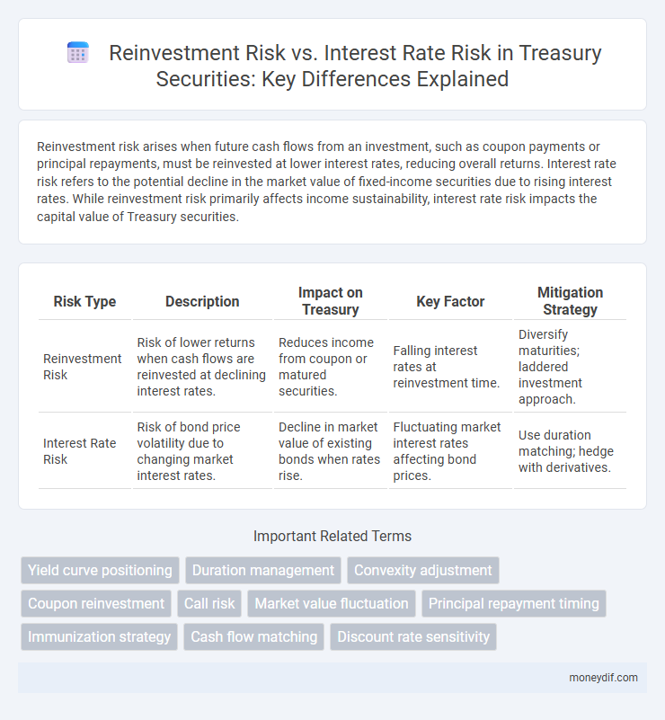 Reinvestment Risk vs. Interest Rate Risk in Treasury Securities: Key Differences Explained