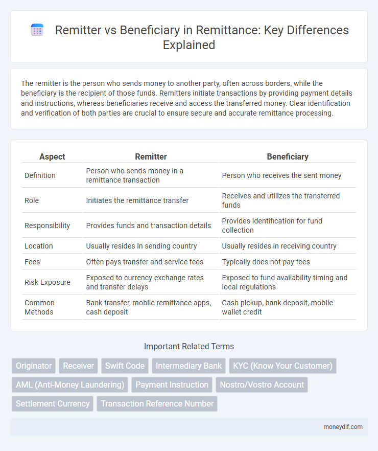 Remitter vs Beneficiary in Remittance: Key Differences Explained