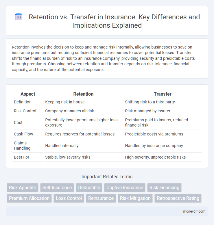 Retention vs. Transfer in Insurance: Key Differences and Implications Explained