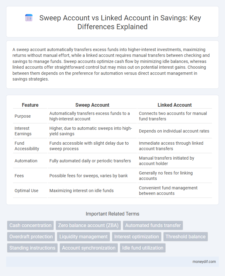 Sweep Account vs Linked Account in Savings: Key Differences Explained
