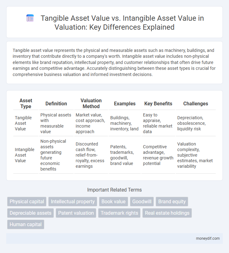 Tangible Asset Value vs. Intangible Asset Value in Valuation: Key Differences Explained