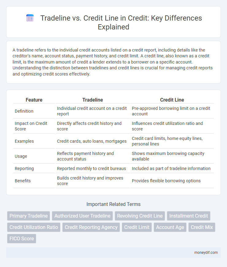 Tradeline vs. Credit Line in Credit: Key Differences Explained
