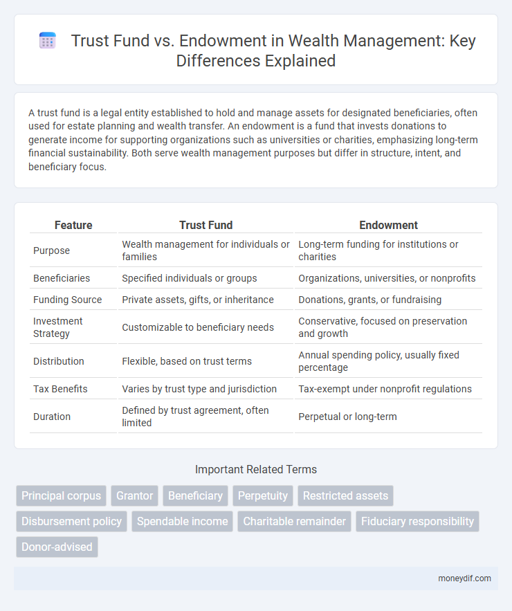 Trust Fund vs. Endowment in Wealth Management: Key Differences Explained