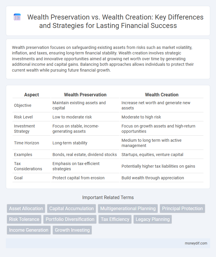 Wealth Preservation vs. Wealth Creation: Key Differences and Strategies for Lasting Financial Success