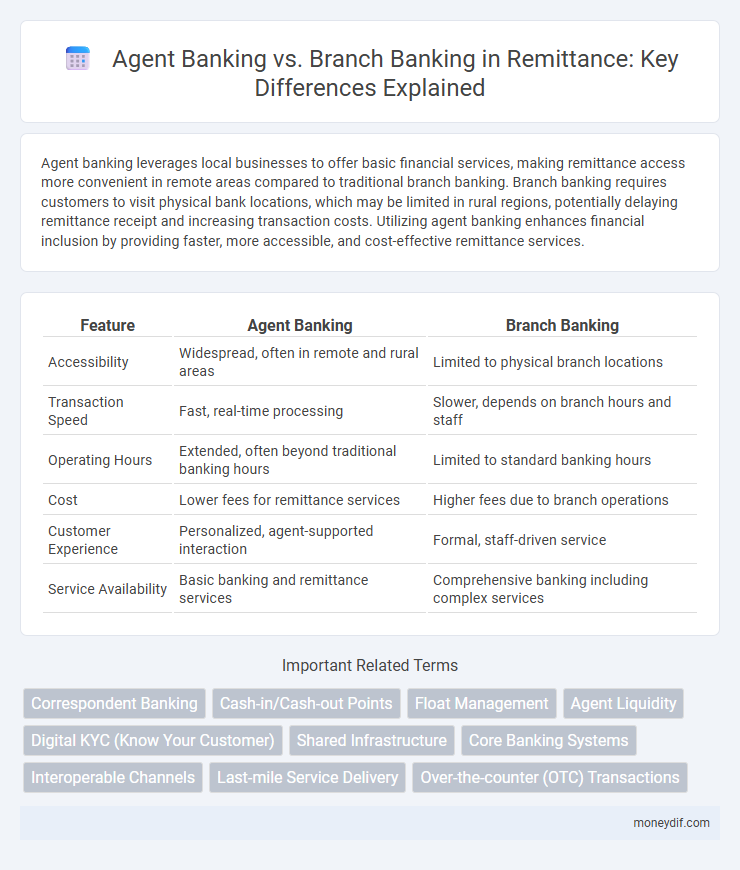 Agent Banking vs. Branch Banking in Remittance: Key Differences Explained