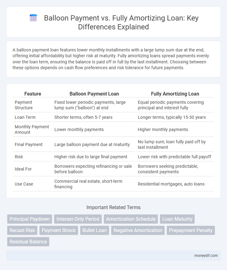 Balloon Payment vs. Fully Amortizing Loan: Key Differences Explained