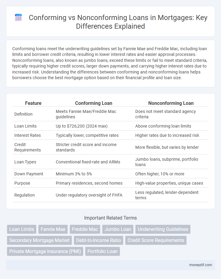 Conforming vs Nonconforming Loans in Mortgages: Key Differences Explained