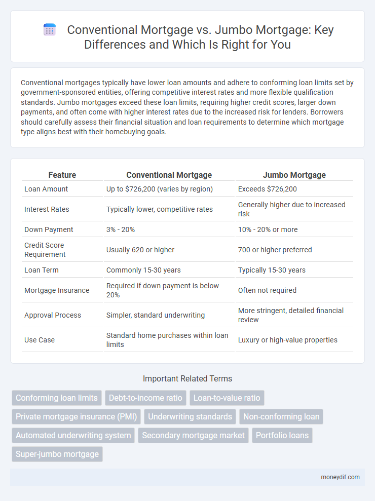 Conventional Mortgage vs. Jumbo Mortgage: Key Differences and Which Is Right for You