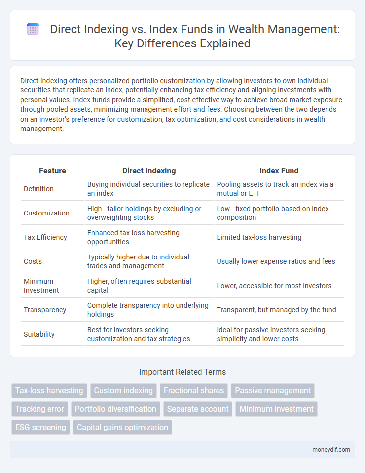 Direct Indexing vs. Index Funds in Wealth Management: Key Differences Explained