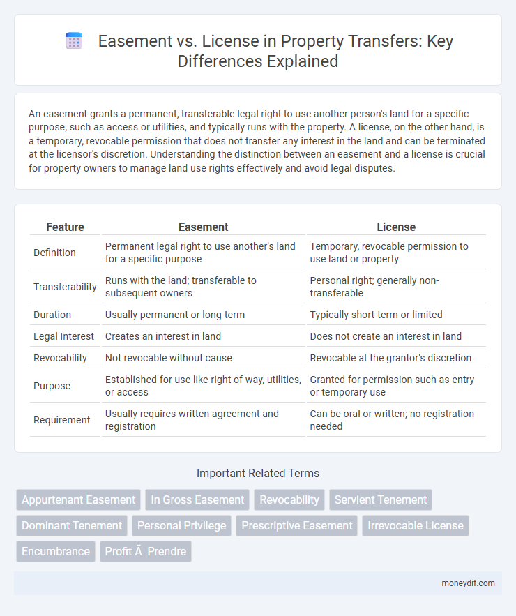 Easement vs. License in Property Transfers: Key Differences Explained