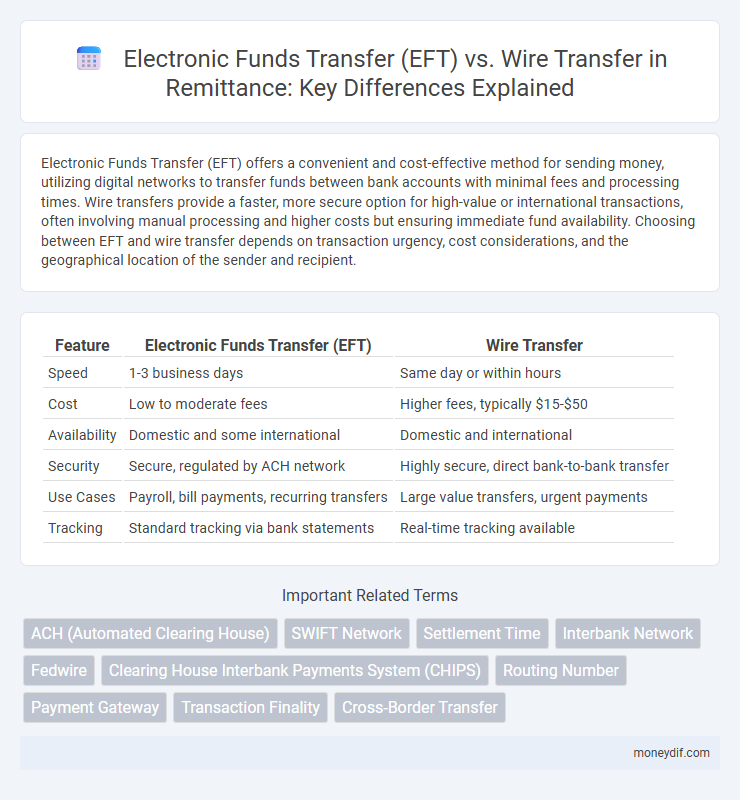 Electronic Funds Transfer (EFT) vs. Wire Transfer in Remittance: Key Differences Explained