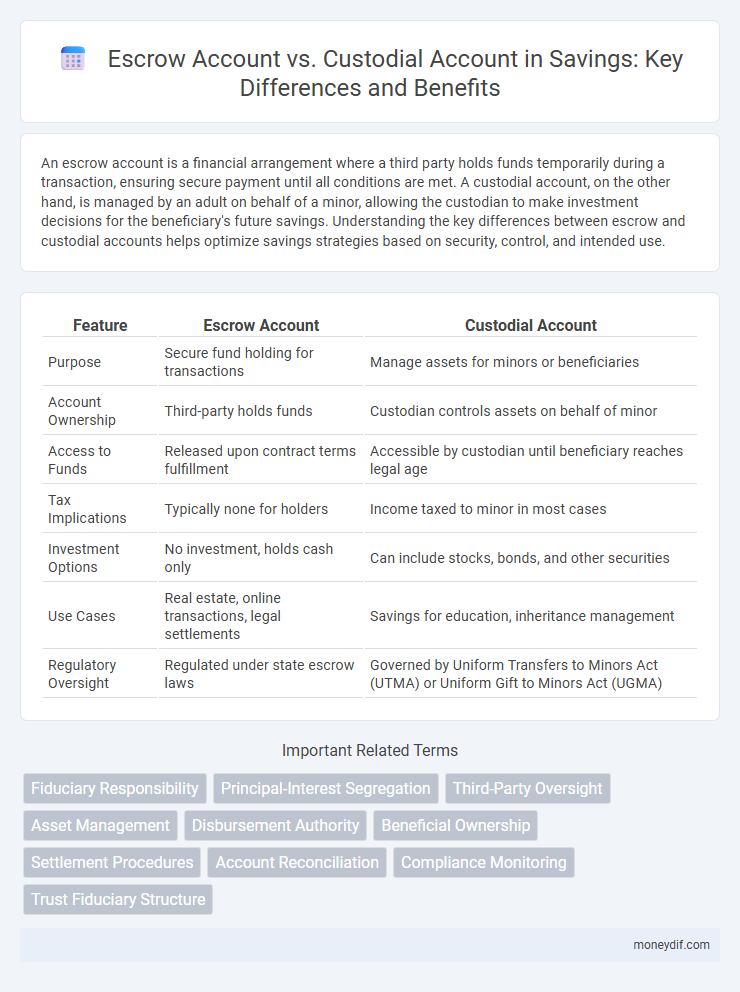 Escrow Account vs. Custodial Account in Savings: Key Differences and Benefits