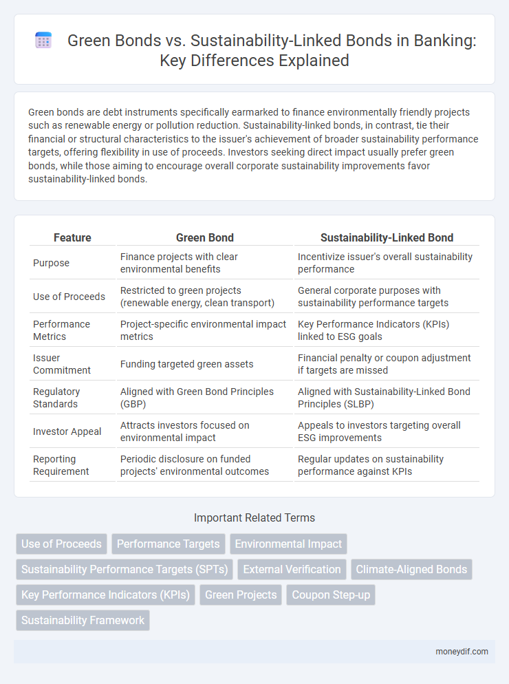 Green Bonds vs. Sustainability-Linked Bonds in Banking: Key Differences Explained