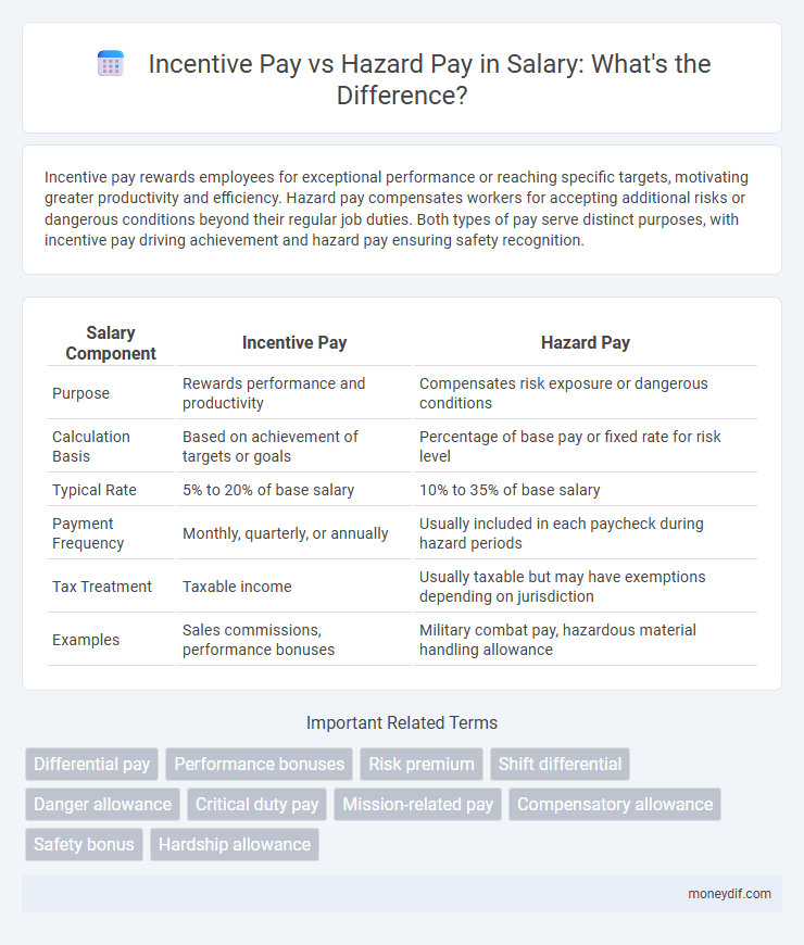 Incentive Pay vs Hazard Pay in Salary: What's the Difference?