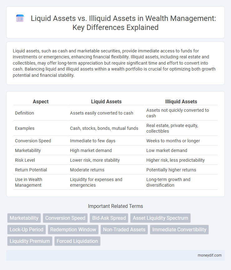 Liquid Assets vs. Illiquid Assets in Wealth Management: Key Differences Explained