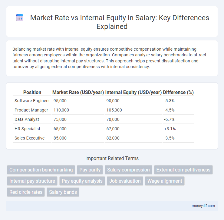 Market Rate vs Internal Equity in Salary: Key Differences Explained