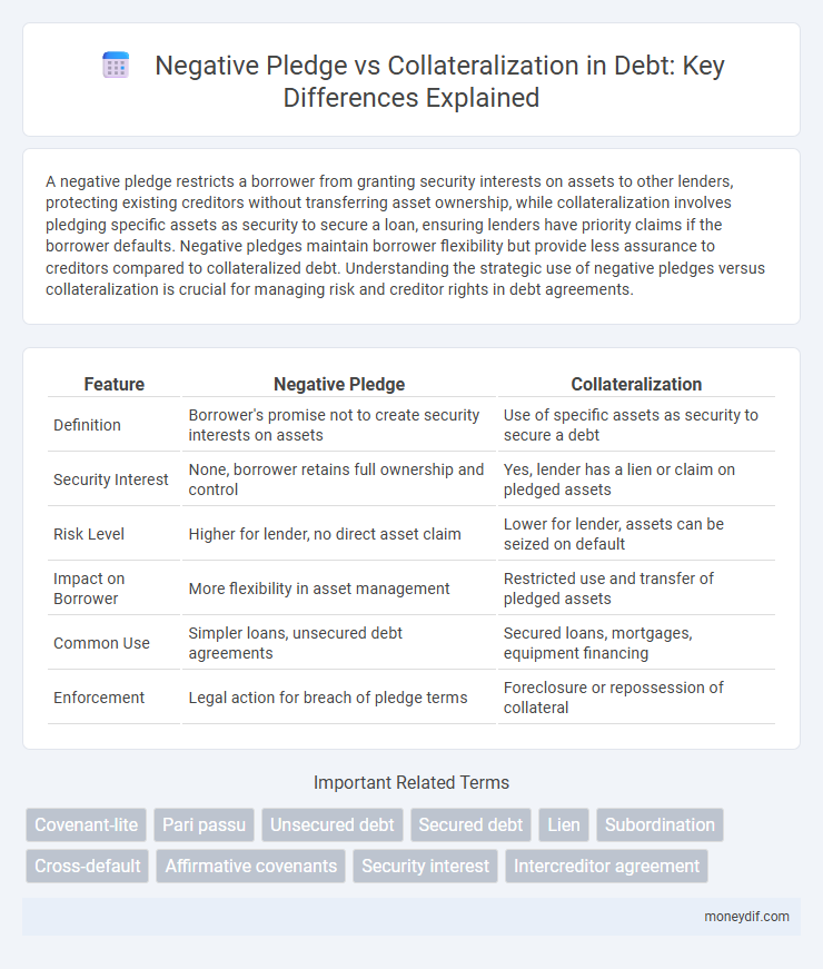 Negative Pledge vs Collateralization in Debt: Key Differences Explained