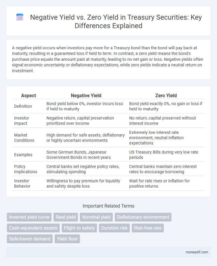 Negative Yield vs. Zero Yield in Treasury Securities: Key Differences Explained