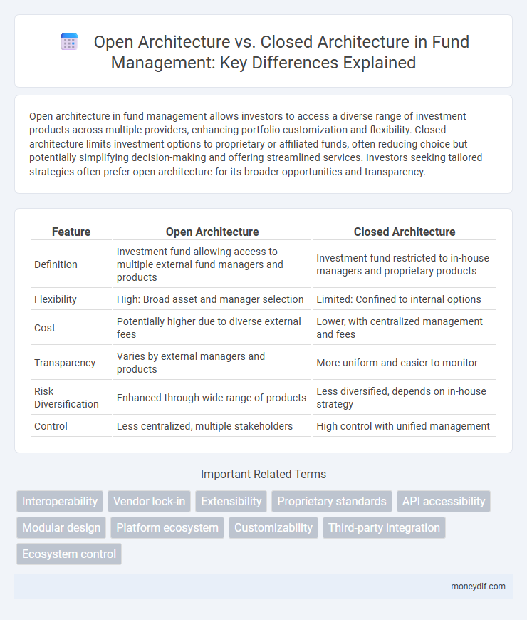 Open Architecture vs. Closed Architecture in Fund Management: Key Differences Explained