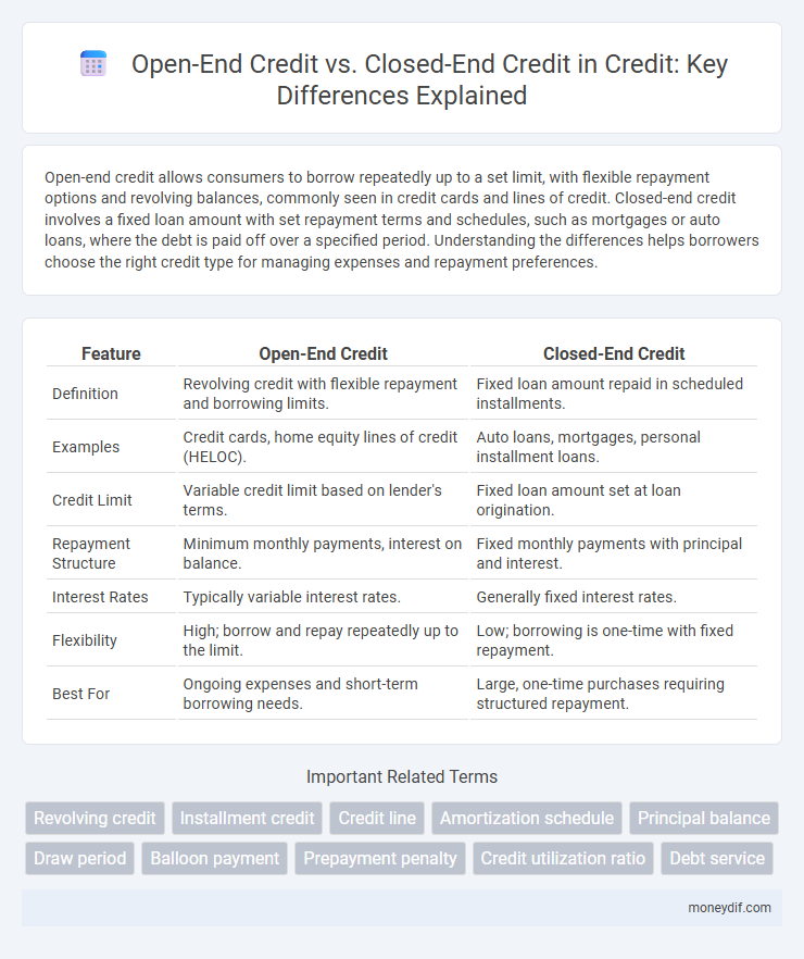 Open-End Credit vs. Closed-End Credit in Credit: Key Differences Explained