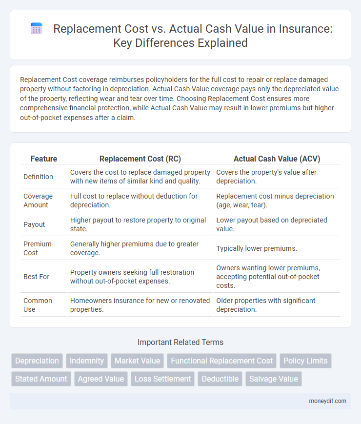 Replacement Cost vs. Actual Cash Value in Insurance: Key Differences Explained