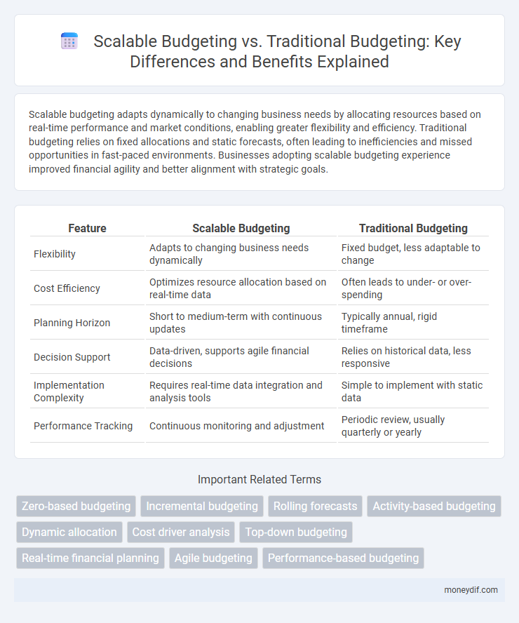 Scalable Budgeting vs. Traditional Budgeting: Key Differences and Benefits Explained