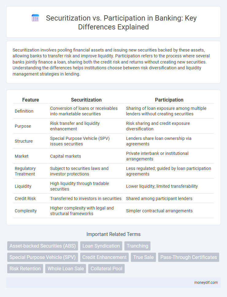 Securitization vs. Participation in Banking: Key Differences Explained