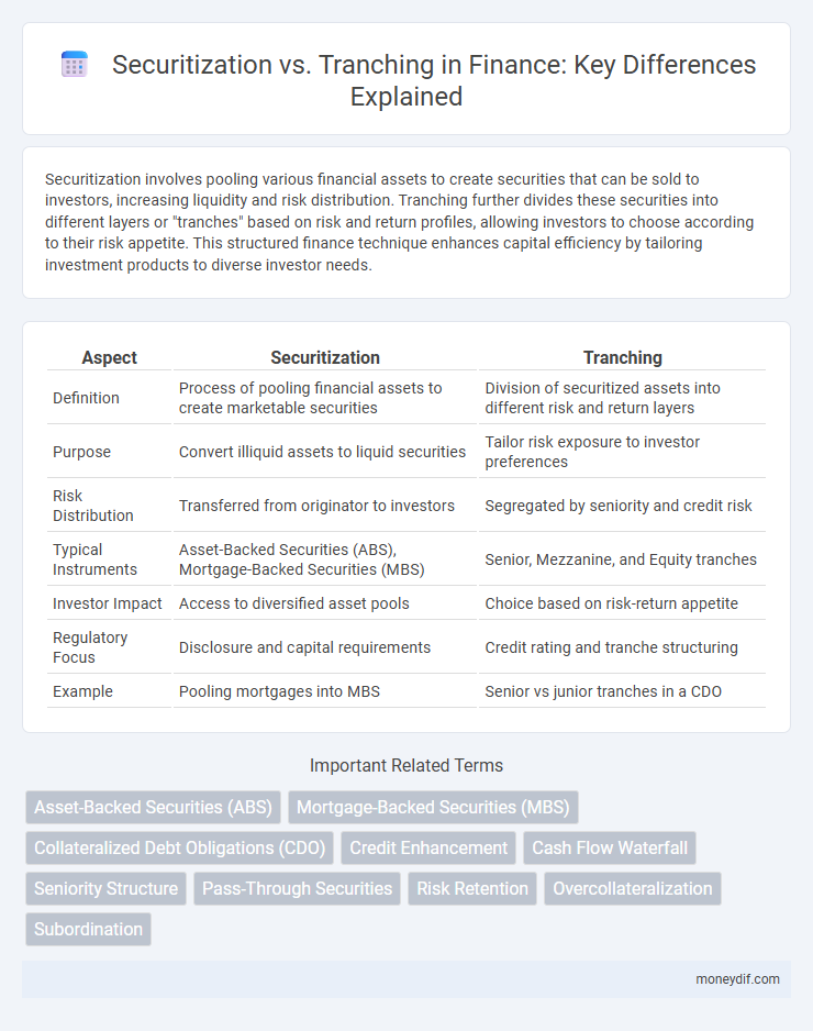 Securitization vs. Tranching in Finance: Key Differences Explained