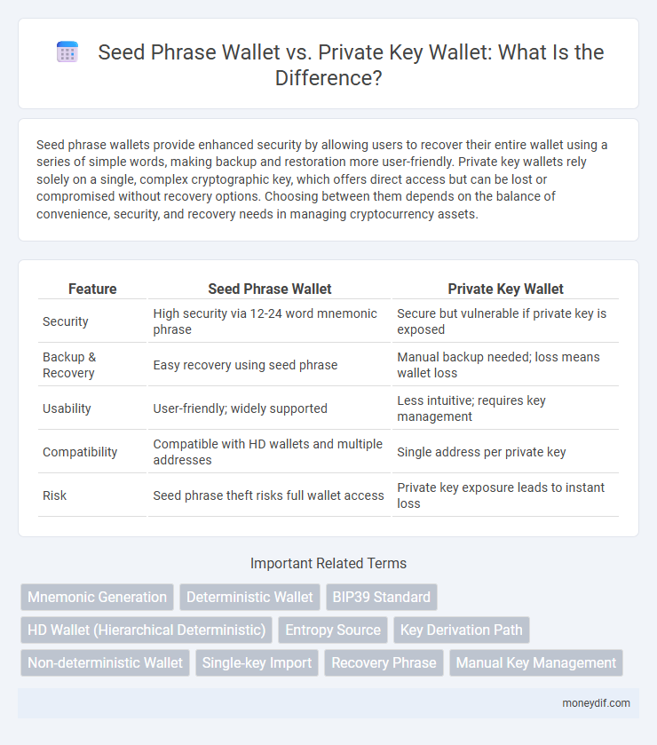 Seed Phrase Wallet vs. Private Key Wallet: What Is the Difference?