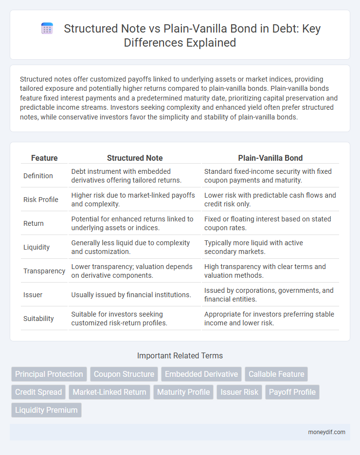 Structured Note vs Plain-Vanilla Bond in Debt: Key Differences Explained