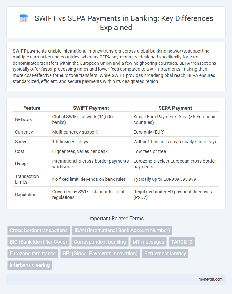 SWIFT vs SEPA Payments in Banking: Key Differences Explained
