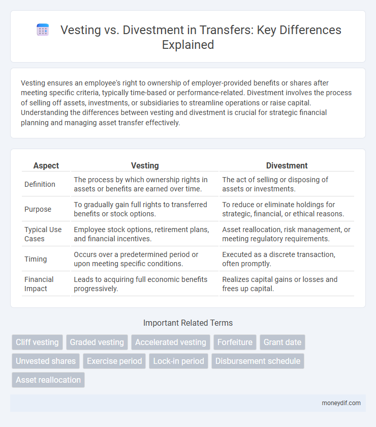 Vesting vs. Divestment in Transfers: Key Differences Explained