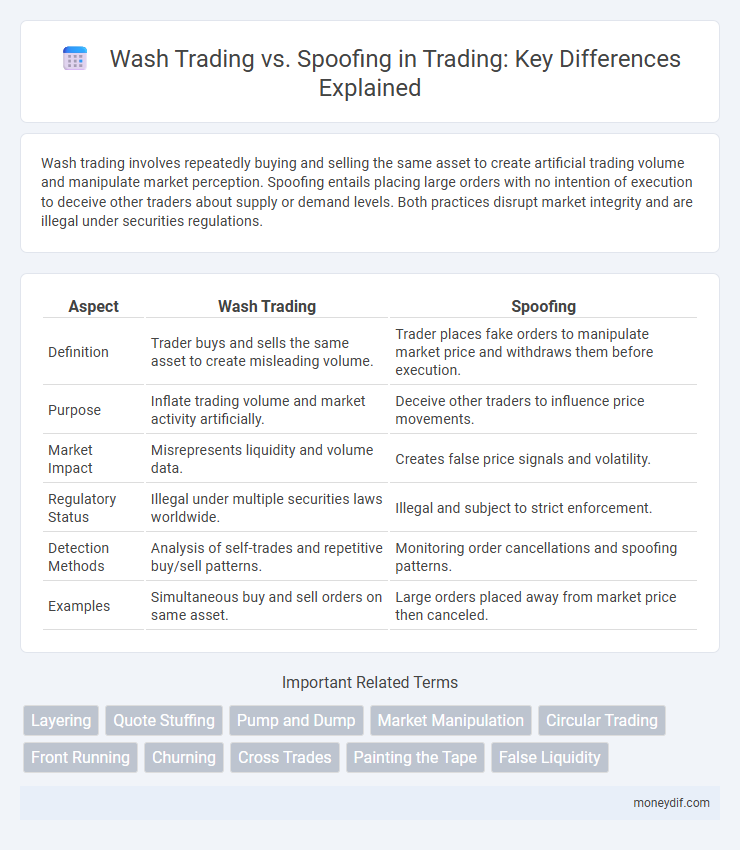 Wash Trading vs. Spoofing in Trading: Key Differences Explained