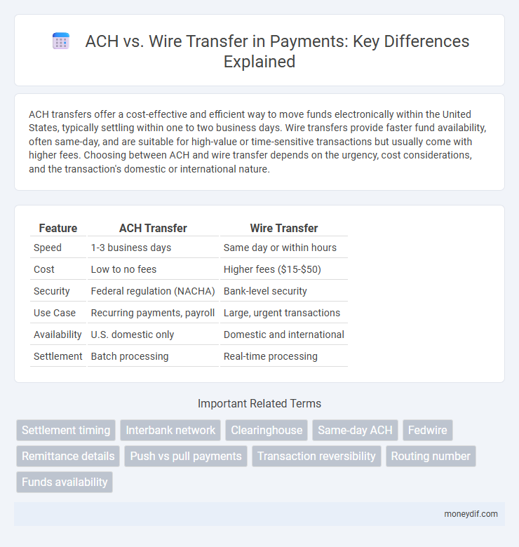 ACH vs. Wire Transfer in Payments: Key Differences Explained