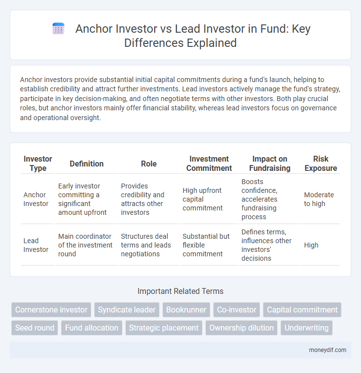 Anchor Investor vs Lead Investor in Fund: Key Differences Explained