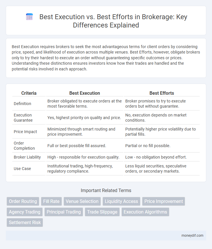 Best Execution vs. Best Efforts in Brokerage: Key Differences Explained