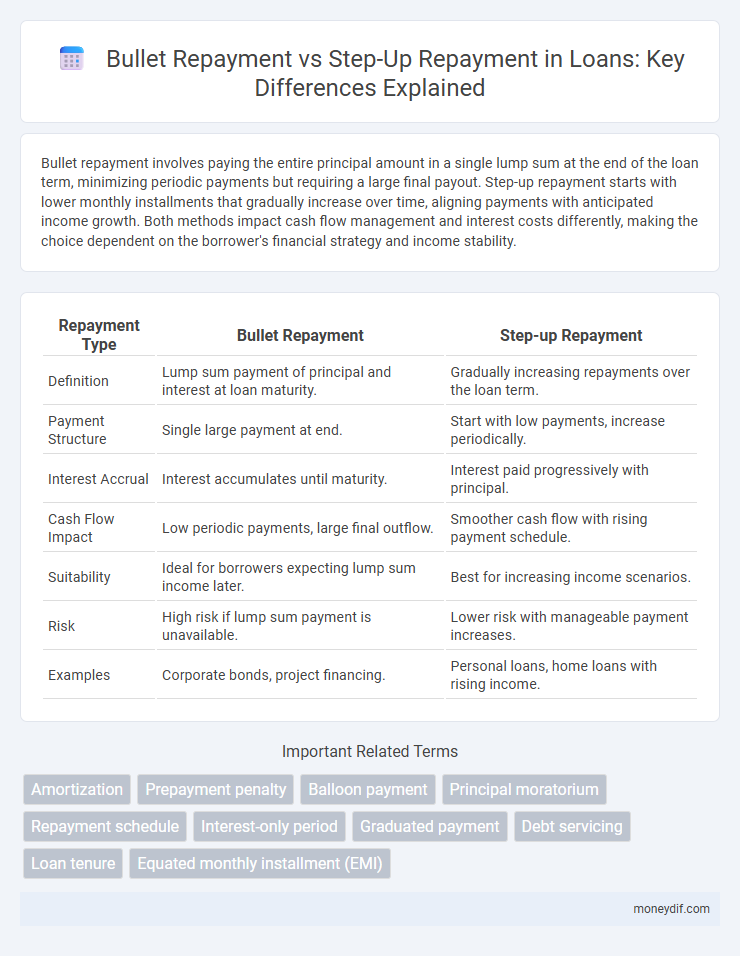 Bullet Repayment vs Step-Up Repayment in Loans: Key Differences Explained