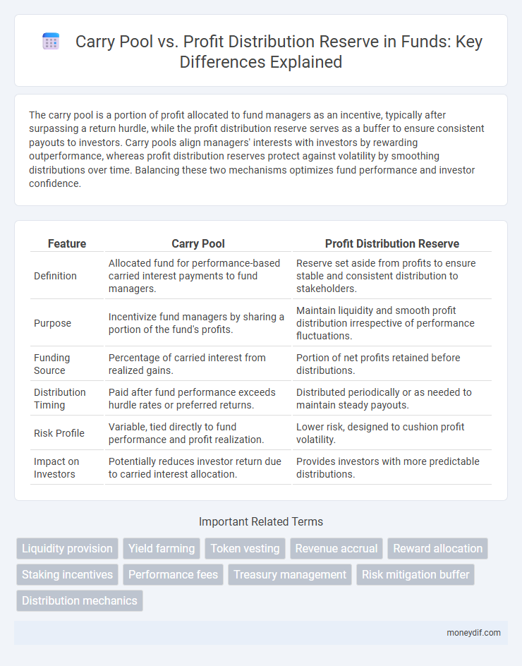 Carry Pool vs. Profit Distribution Reserve in Funds: Key Differences Explained