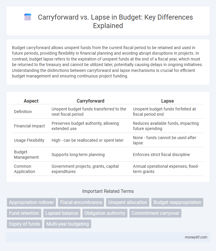 Carryforward vs. Lapse in Budget: Key Differences Explained