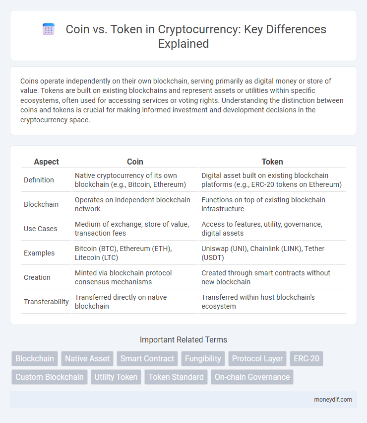 Coin vs. Token in Cryptocurrency: Key Differences Explained