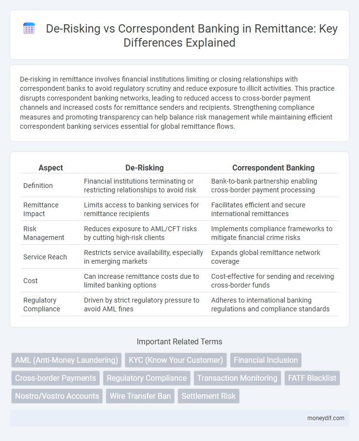 De-Risking vs Correspondent Banking in Remittance: Key Differences Explained